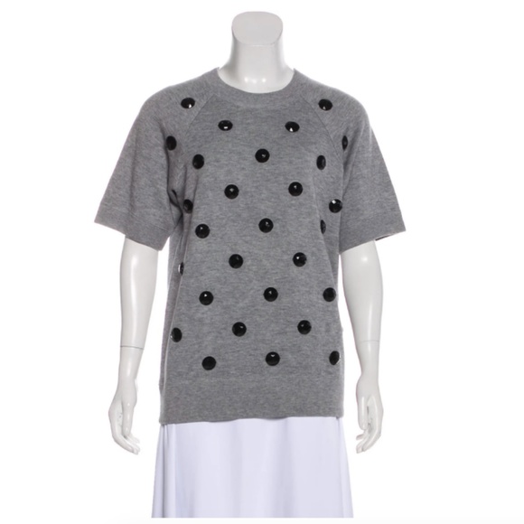 Marc Jacobs Embellished Short Sleeve Pullover - Picture 4 of 6